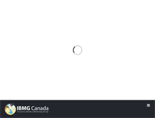Tablet Screenshot of ibmg.ca